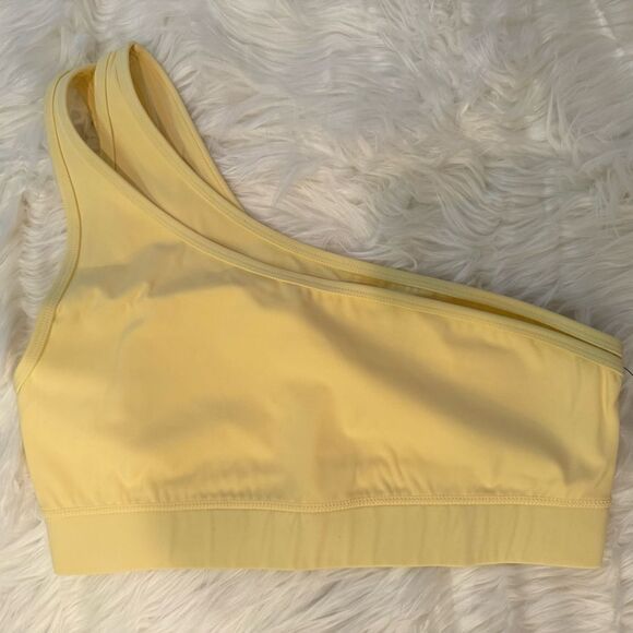 NWT Four Laps ‘Solo’ Performance Sports Bra in Banana Size M - Picture 3 of 10